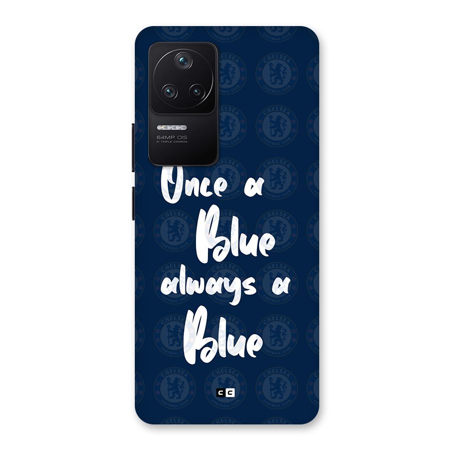 Always A Blue Back Case for Poco F4 5G