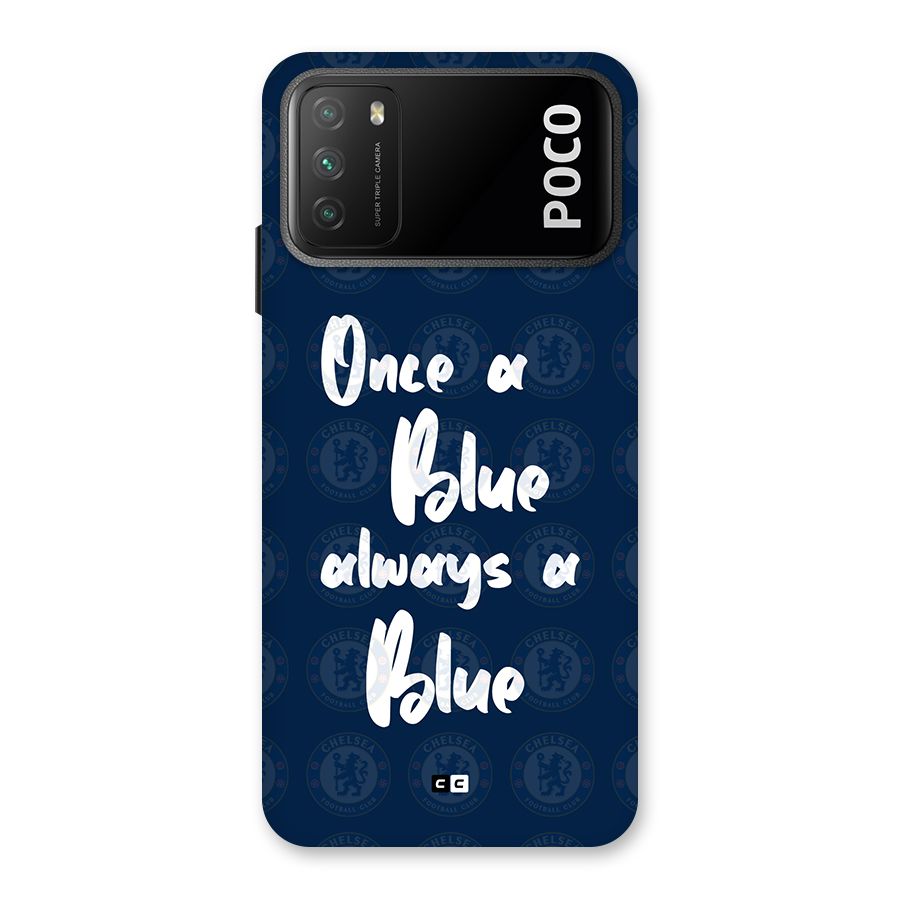 Always A Blue Back Case for Poco M3