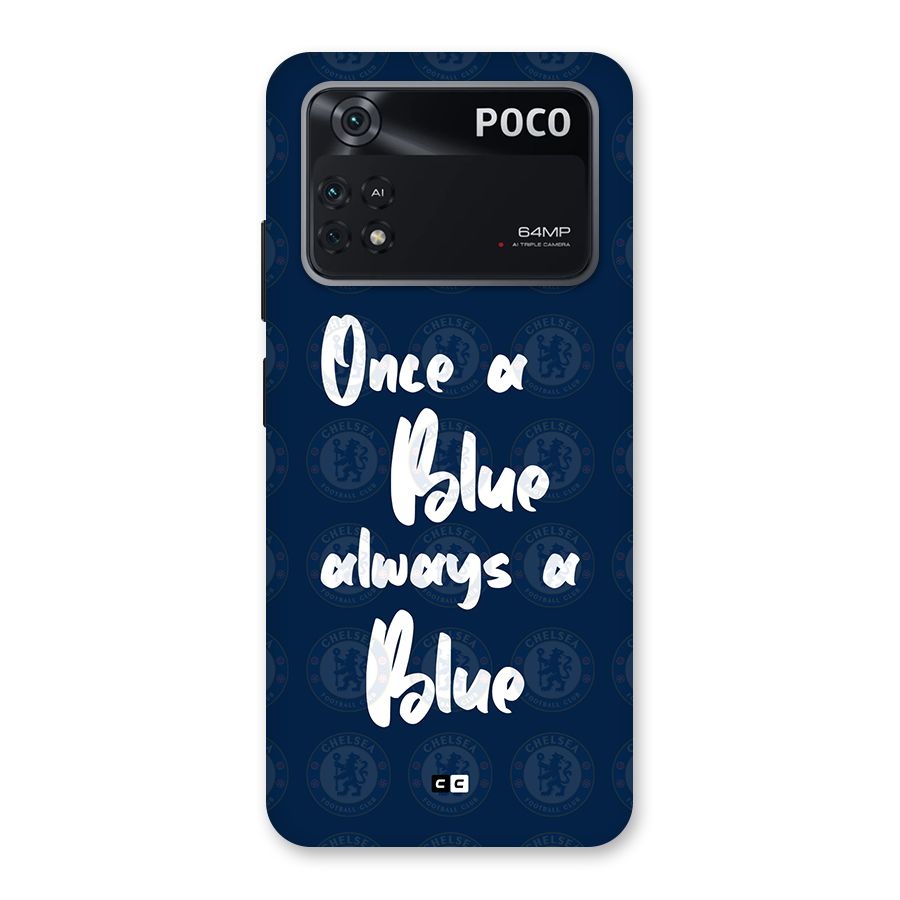 Always A Blue Back Case for Poco M4 Pro 4G