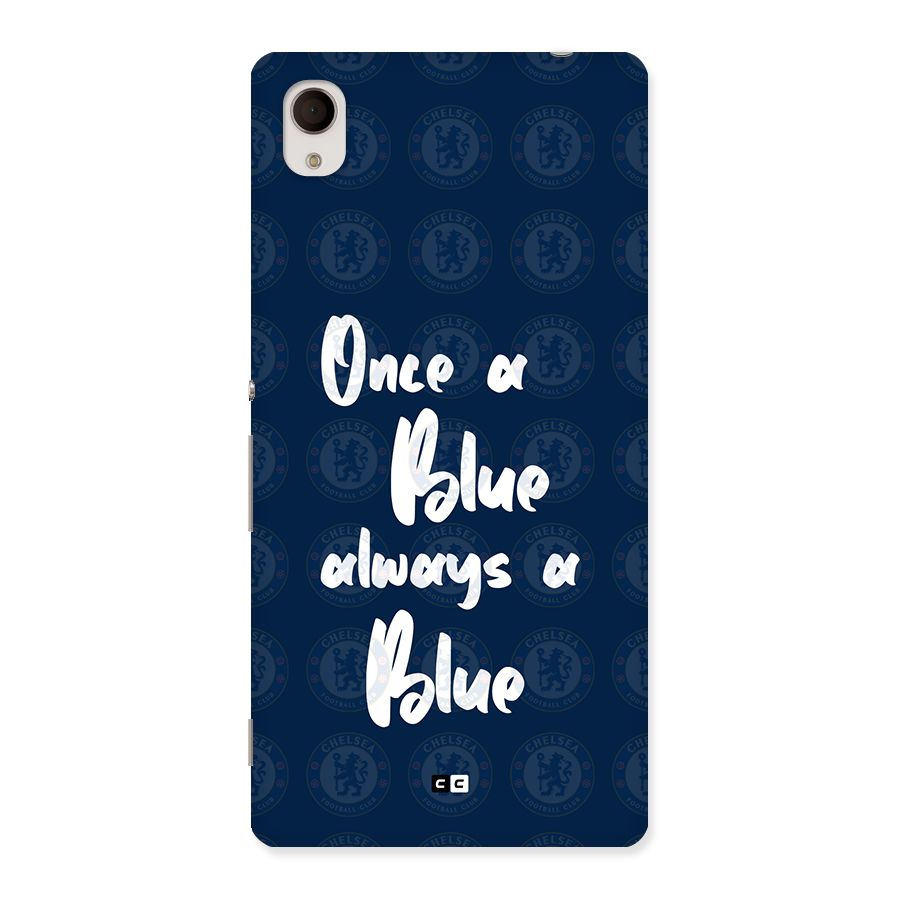 Always A Blue Back Case for Xperia M4