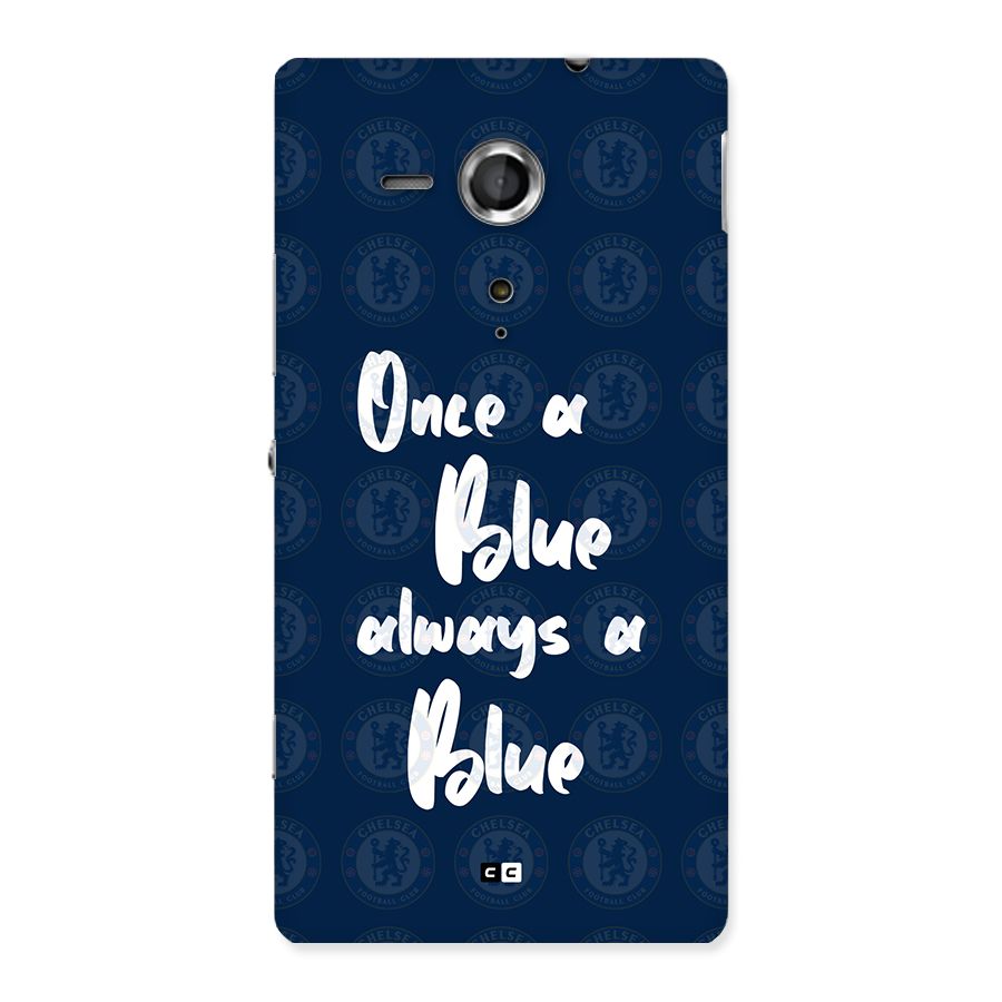 Always A Blue Back Case for Xperia Sp