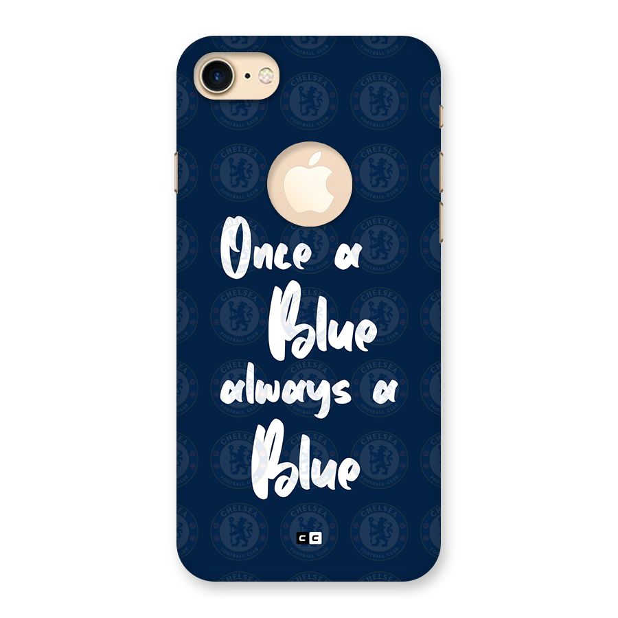 Always A Blue Back Case for iPhone 7 Logo Cut
