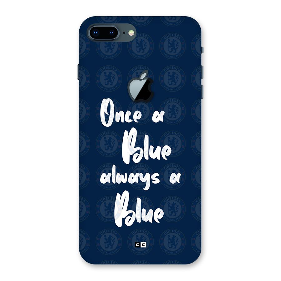 Always A Blue Back Case for iPhone 7 Plus Apple Cut