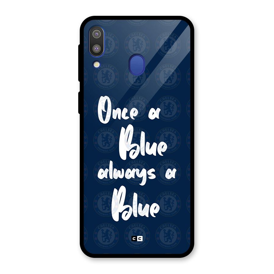 Always A Blue Glass Back Case for Galaxy M20