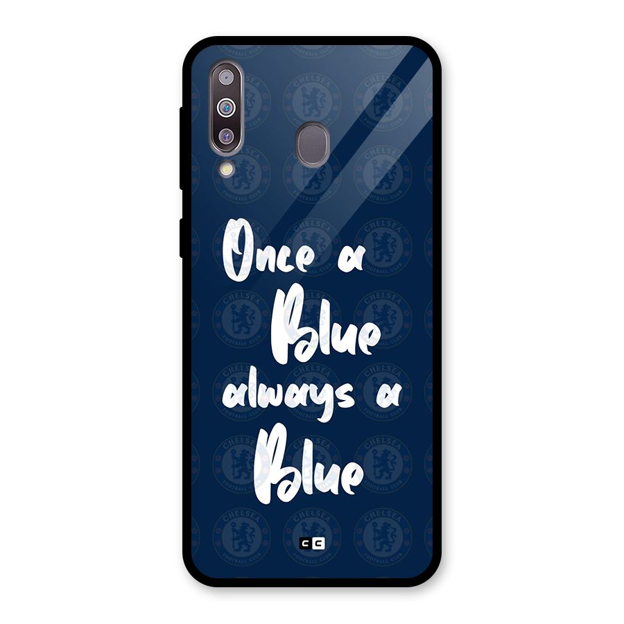 Always A Blue Glass Back Case for Galaxy M30