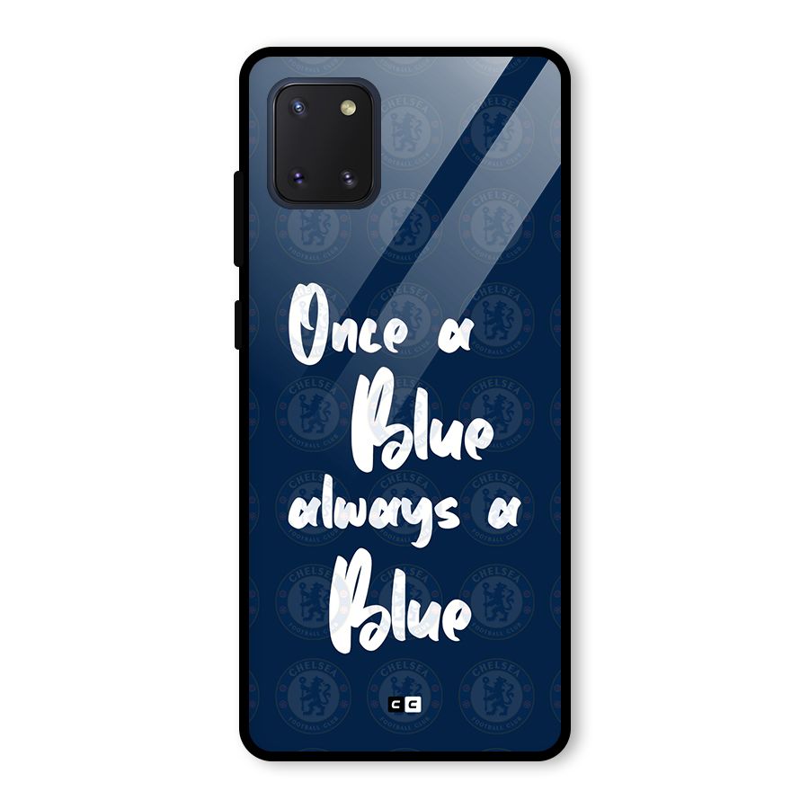 Always A Blue Glass Back Case for Galaxy Note 10 Lite