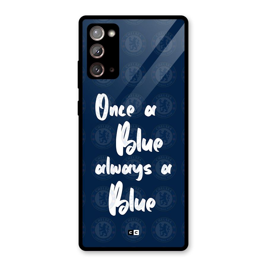 Always A Blue Glass Back Case for Galaxy Note 20