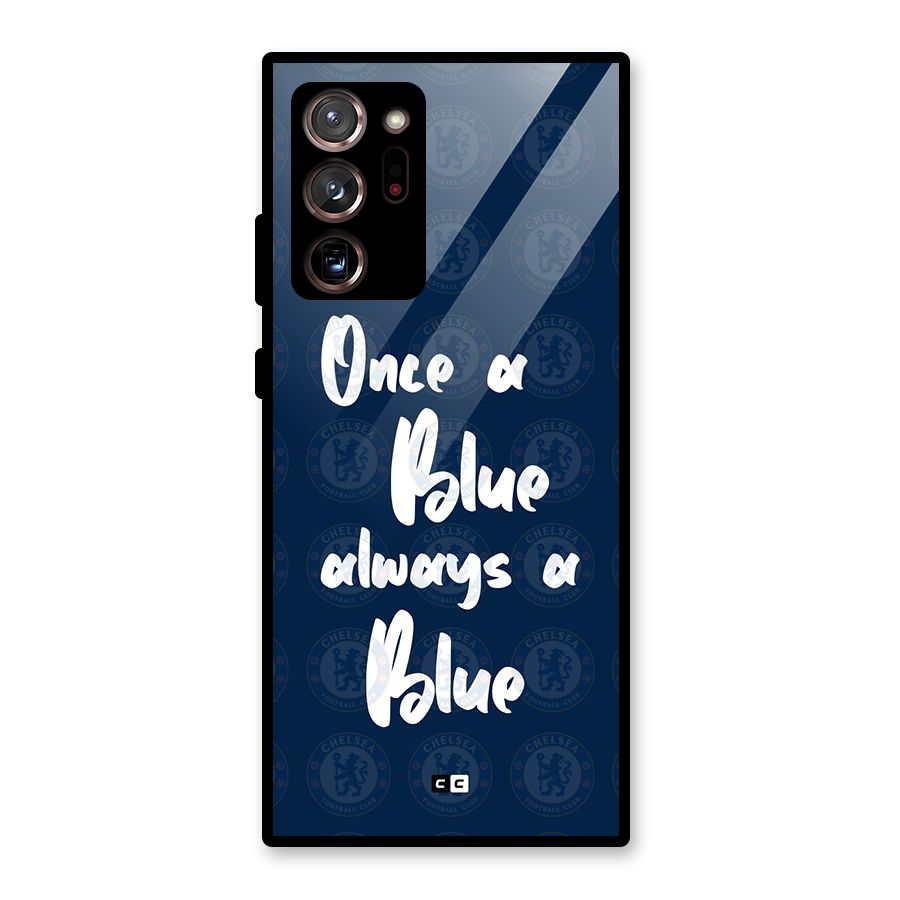 Always A Blue Glass Back Case for Galaxy Note 20 Ultra