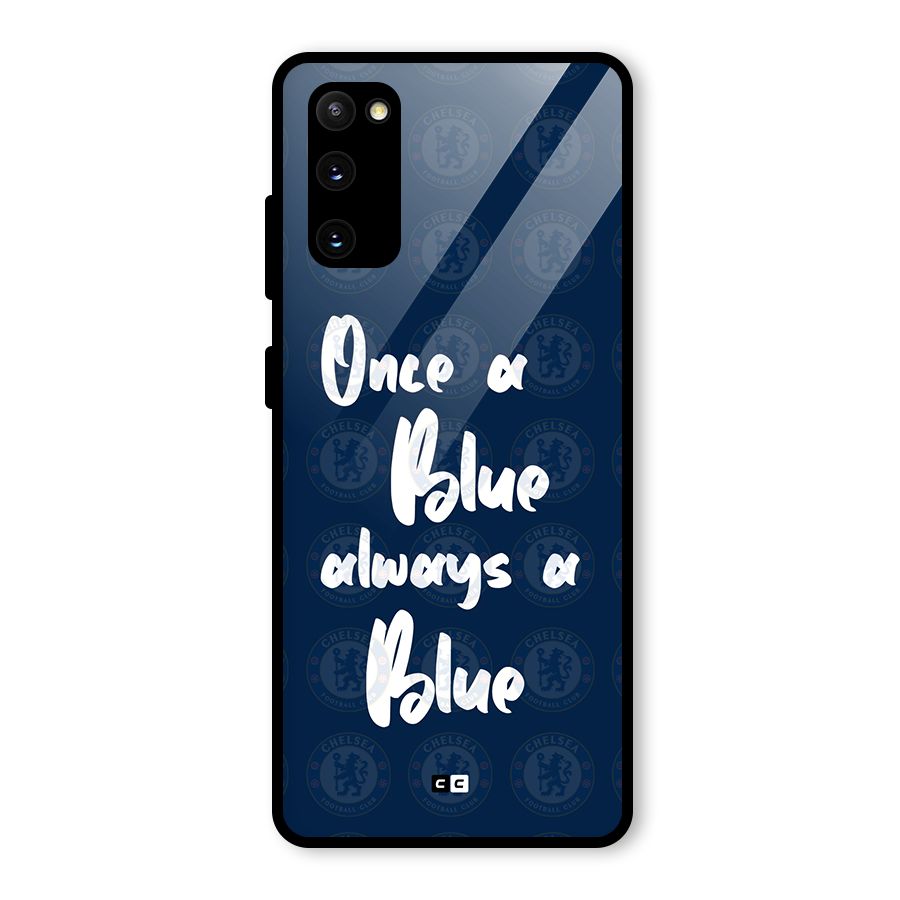 Always A Blue Glass Back Case for Galaxy S20 FE 5G
