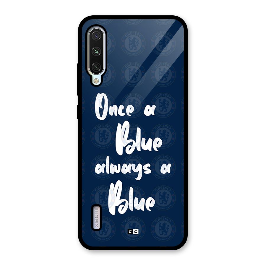 Always A Blue Glass Back Case for Mi A3