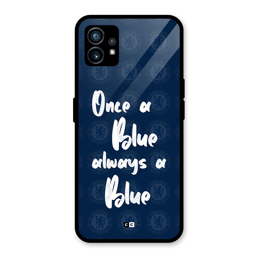 Always A Blue Glass Back Case for Nothing Phone 1