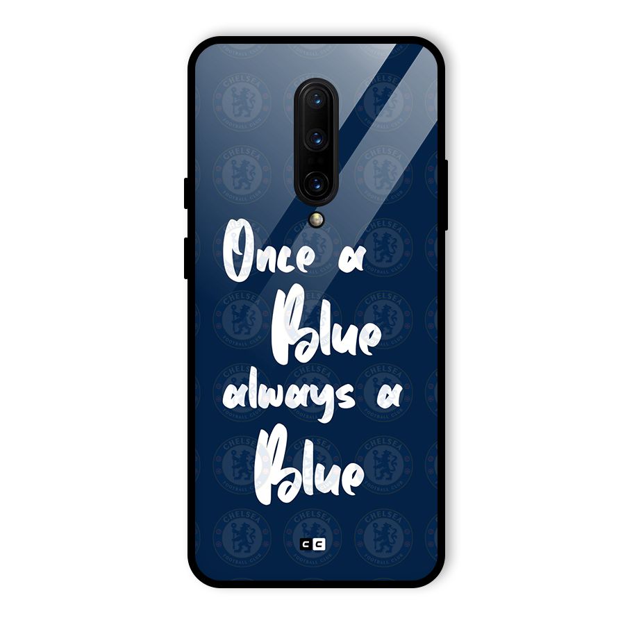 Always A Blue Glass Back Case for OnePlus 7 Pro