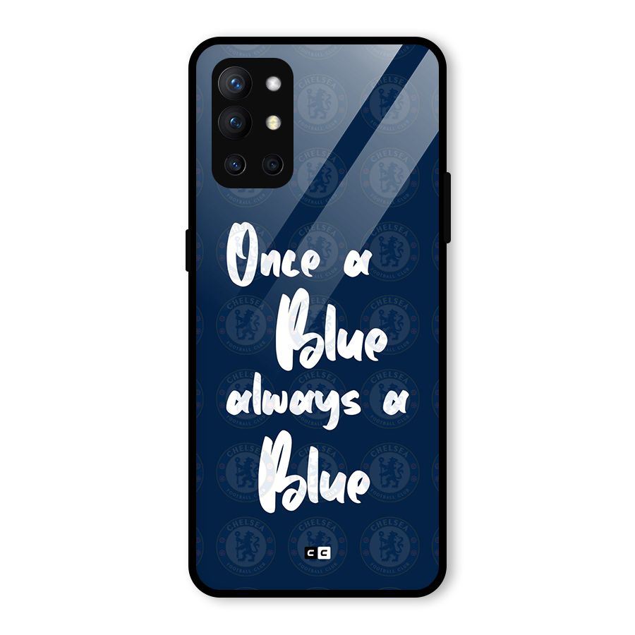 Always A Blue Glass Back Case for OnePlus 9R