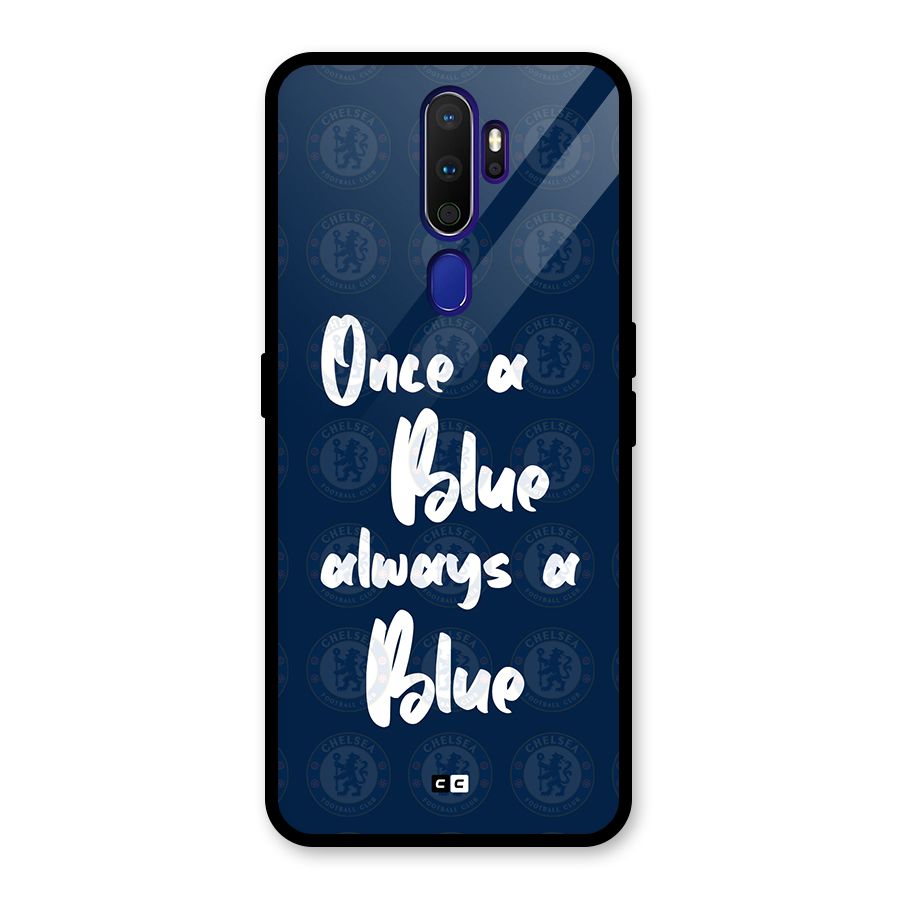 Always A Blue Glass Back Case for Oppo A9 (2020)