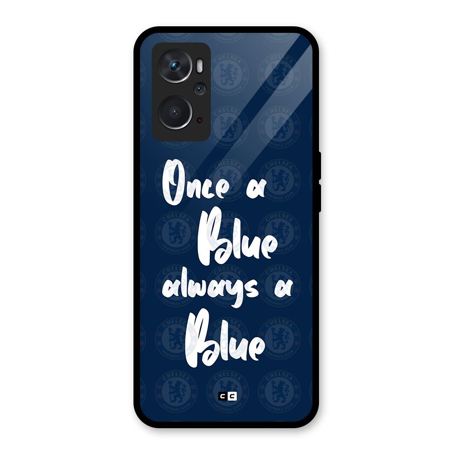 Always A Blue Glass Back Case for Oppo K10 4G