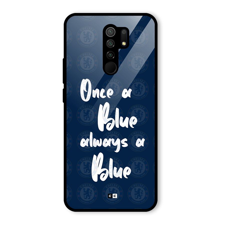 Always A Blue Glass Back Case for Poco M2