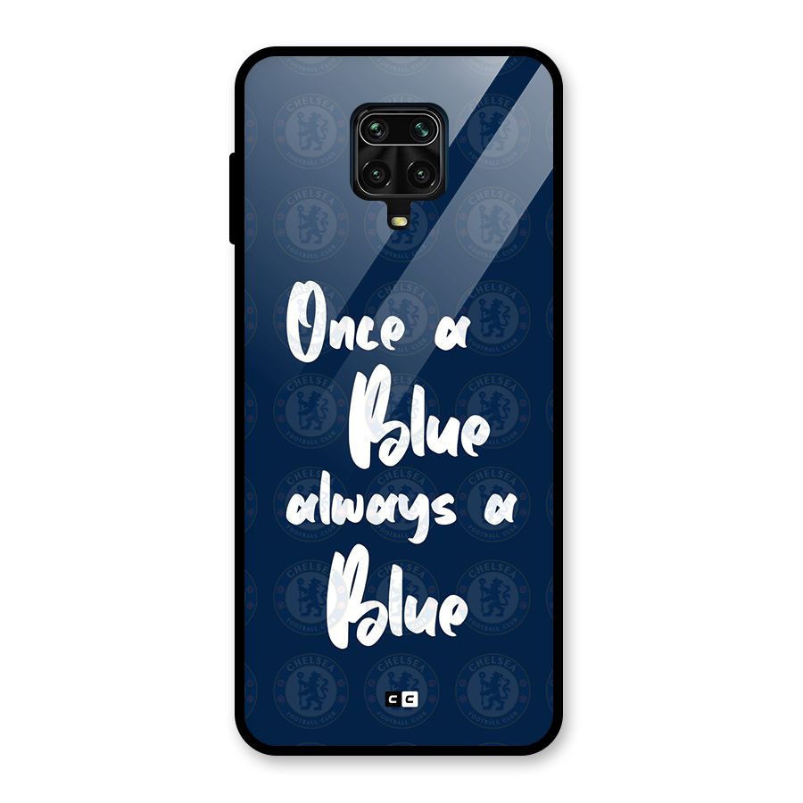 Always A Blue Glass Back Case for Poco M2 Pro