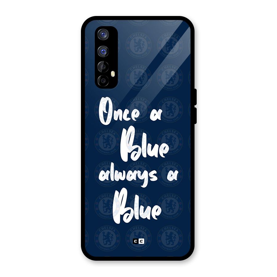 Always A Blue Glass Back Case for Realme 7