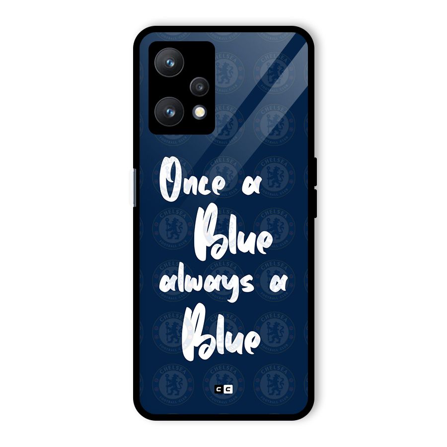 Always A Blue Glass Back Case for Realme 9 Pro 5G