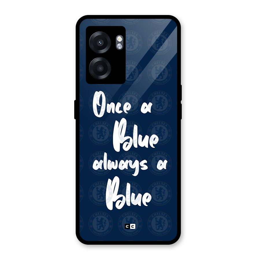 Always A Blue Glass Back Case for Realme Narzo 50 5G
