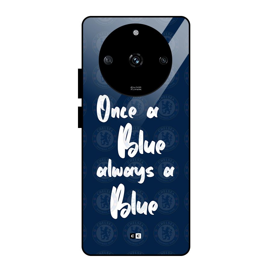 Always A Blue Glass Back Case for Realme Narzo 60 5G
