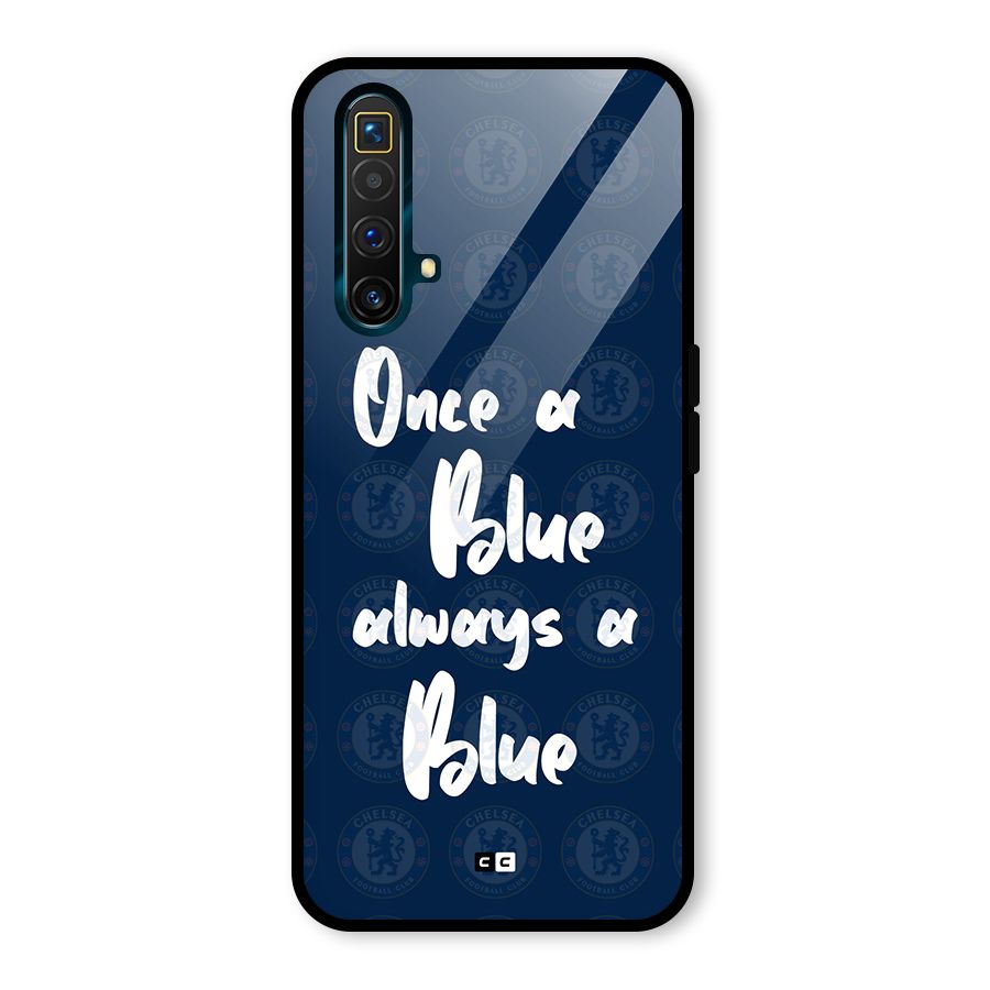 Always A Blue Glass Back Case for Realme X3