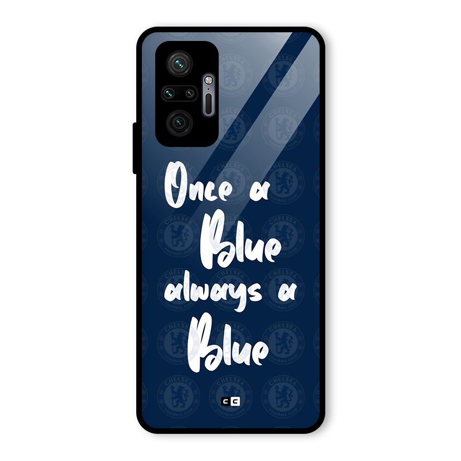 Always A Blue Glass Back Case for Redmi Note 10 Pro