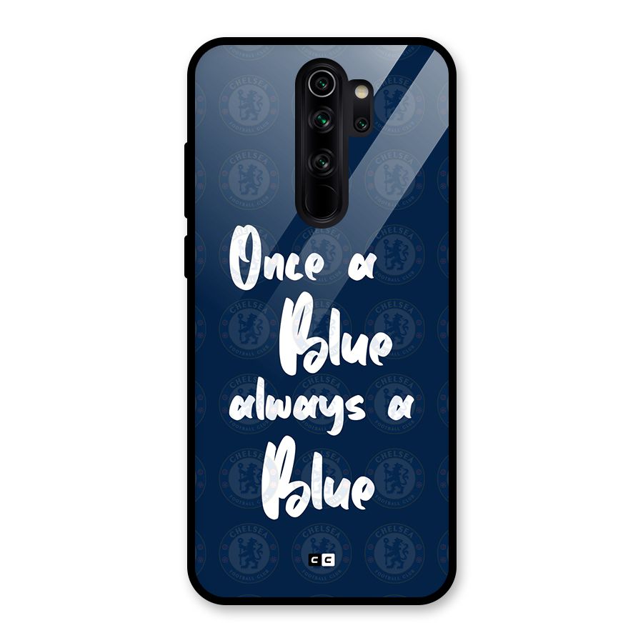 Always A Blue Glass Back Case for Redmi Note 8 Pro