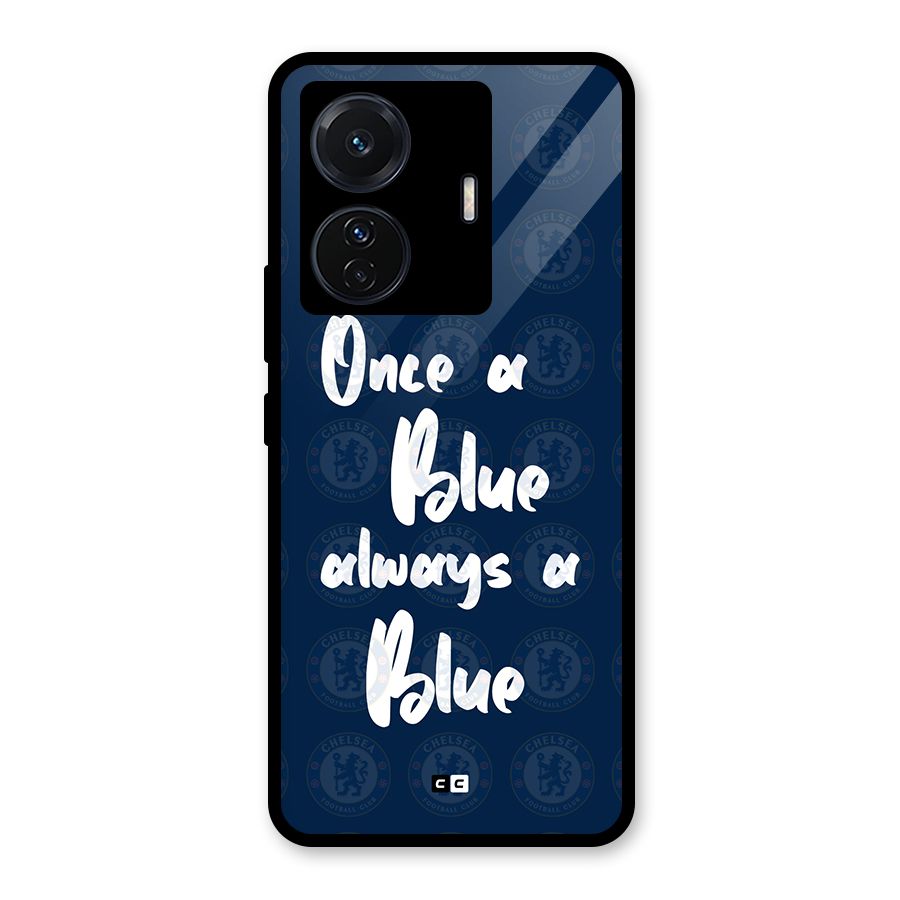 Always A Blue Glass Back Case for Vivo T1 Pro