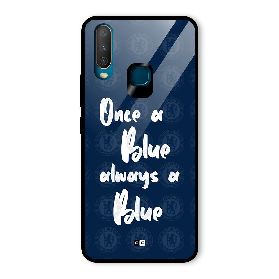 Always A Blue Glass Back Case for Vivo U10