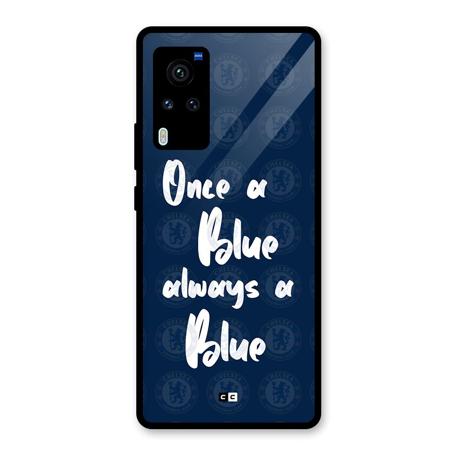 Always A Blue Glass Back Case for Vivo X60 Pro