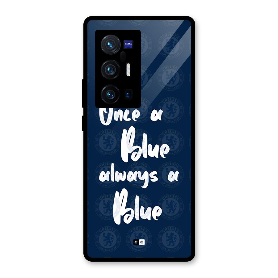 Always A Blue Glass Back Case for Vivo X70 Pro Plus