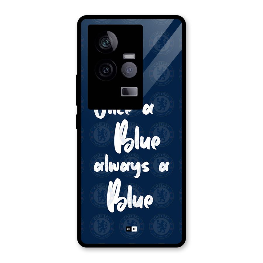Always A Blue Glass Back Case for Vivo iQOO 11 5G