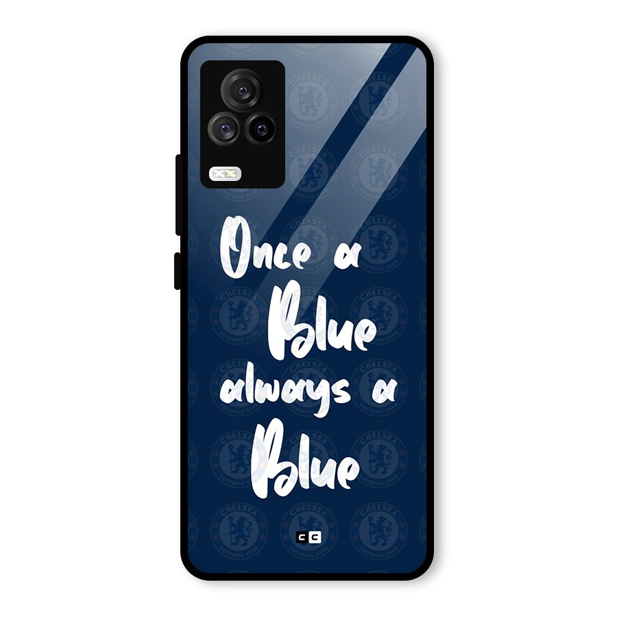 Always A Blue Glass Back Case for Vivo iQOO 7 Legend 5G