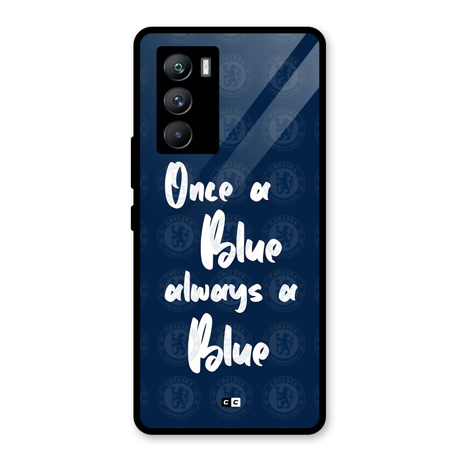 Always A Blue Glass Back Case for Vivo iQOO 9 SE