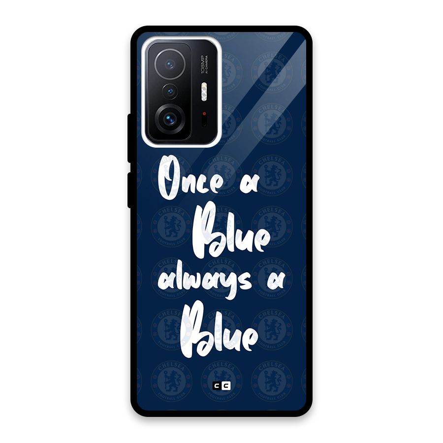 Always A Blue Glass Back Case for Xiaomi 11T Pro