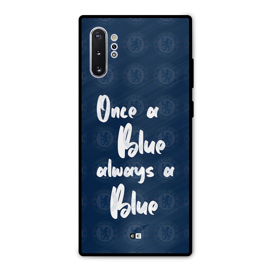 Always A Blue Metal Back Case for Galaxy Note 10 Plus