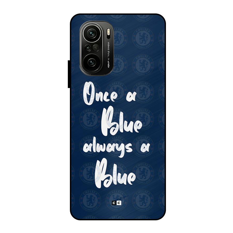 Always A Blue Metal Back Case for Mi 11X Pro