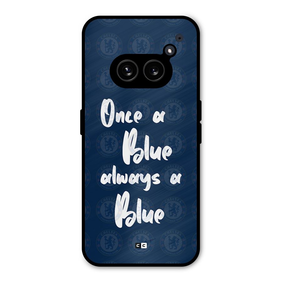 Always A Blue Metal Back Case for Nothing Phone 2a
