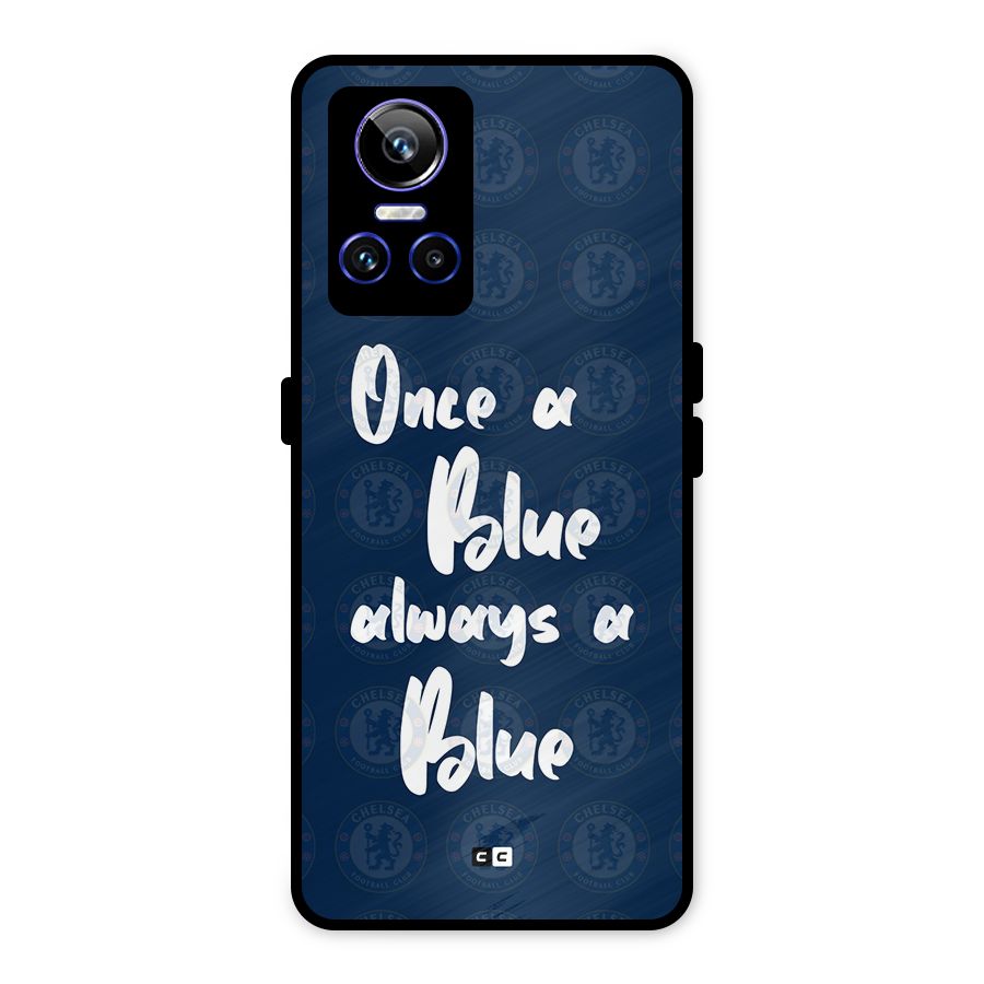 Always A Blue Metal Back Case for Realme GT Neo 3