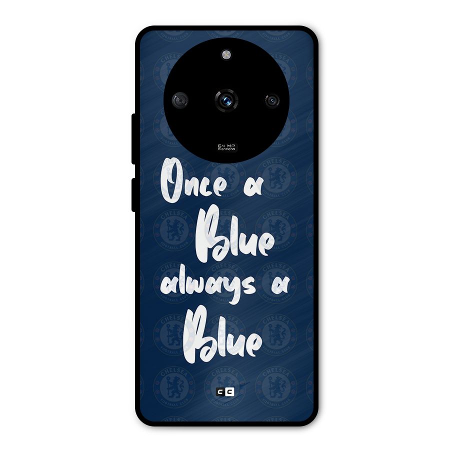 Always A Blue Metal Back Case for Realme Narzo 60 5G