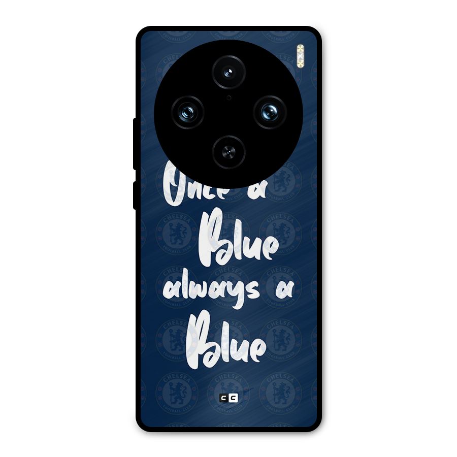 Always A Blue Metal Back Case for Vivo X100 Pro