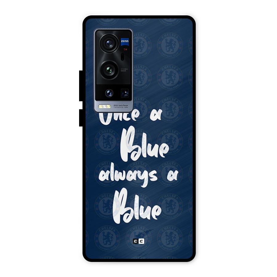 Always A Blue Metal Back Case for Vivo X60 Pro Plus