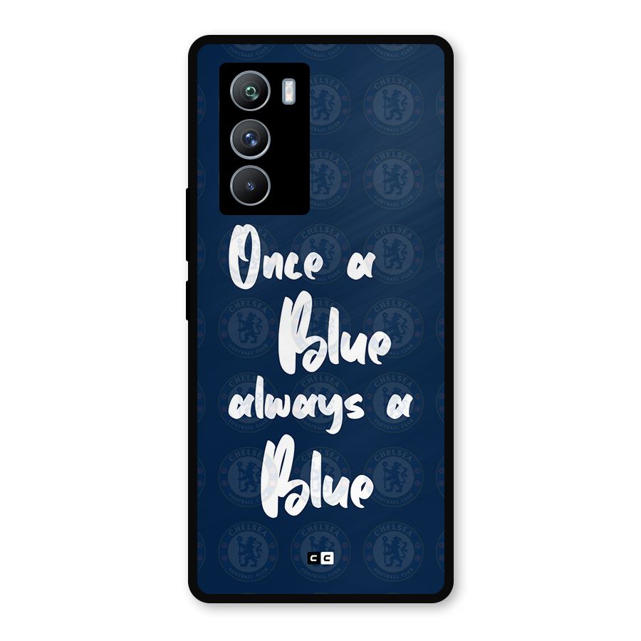 Always A Blue Metal Back Case for iQOO 9 SE