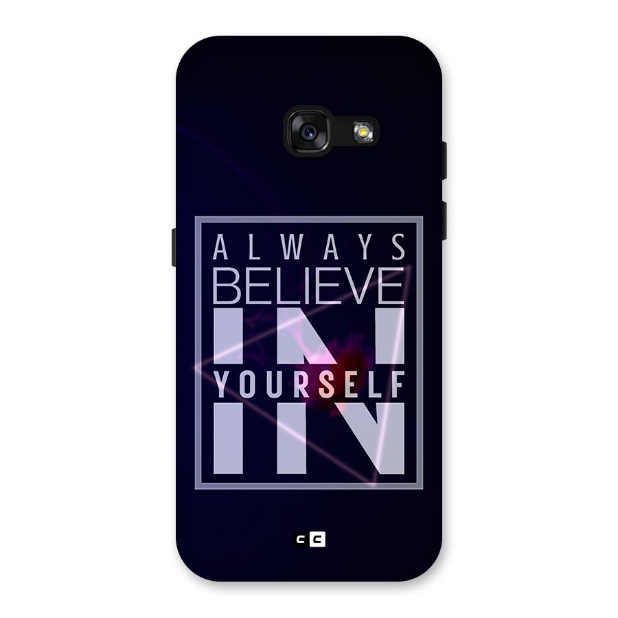 Always Believe in Yourself Back Case for Galaxy A3 (2017)
