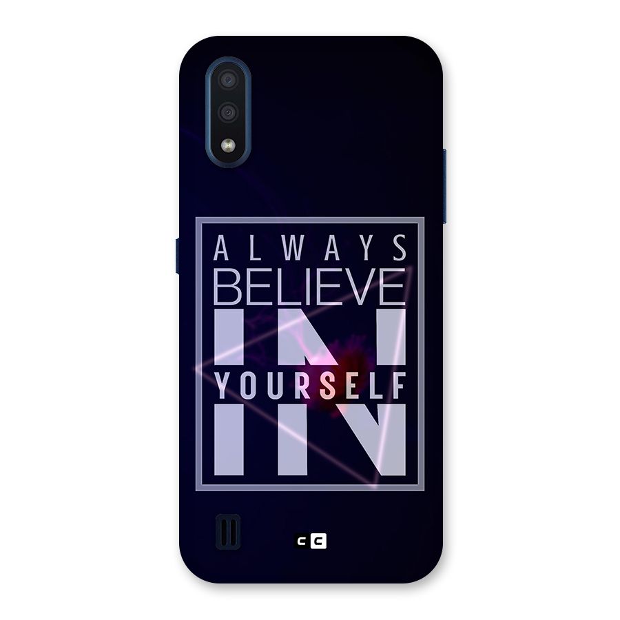 Always Believe in Yourself Back Case for Galaxy M01