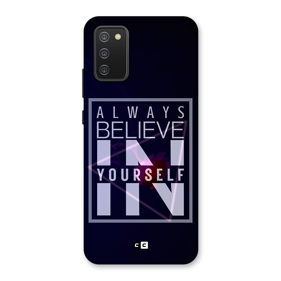 Always Believe in Yourself Back Case for Galaxy M02s