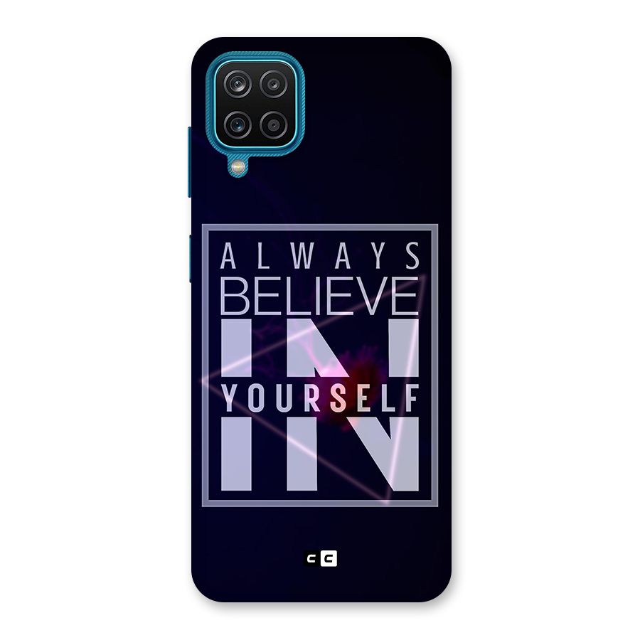 Always Believe in Yourself Back Case for Galaxy M12