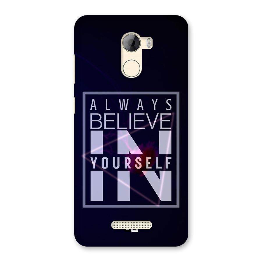 Always Believe in Yourself Back Case for Gionee A1 LIte