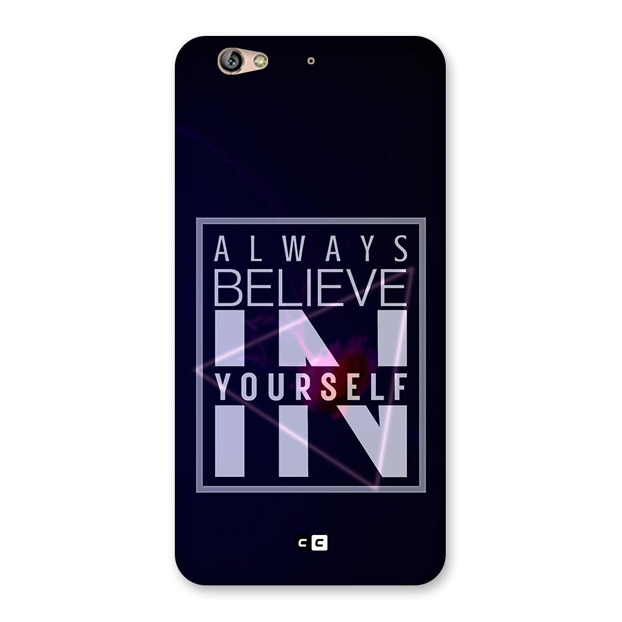 Always Believe in Yourself Back Case for Gionee S6
